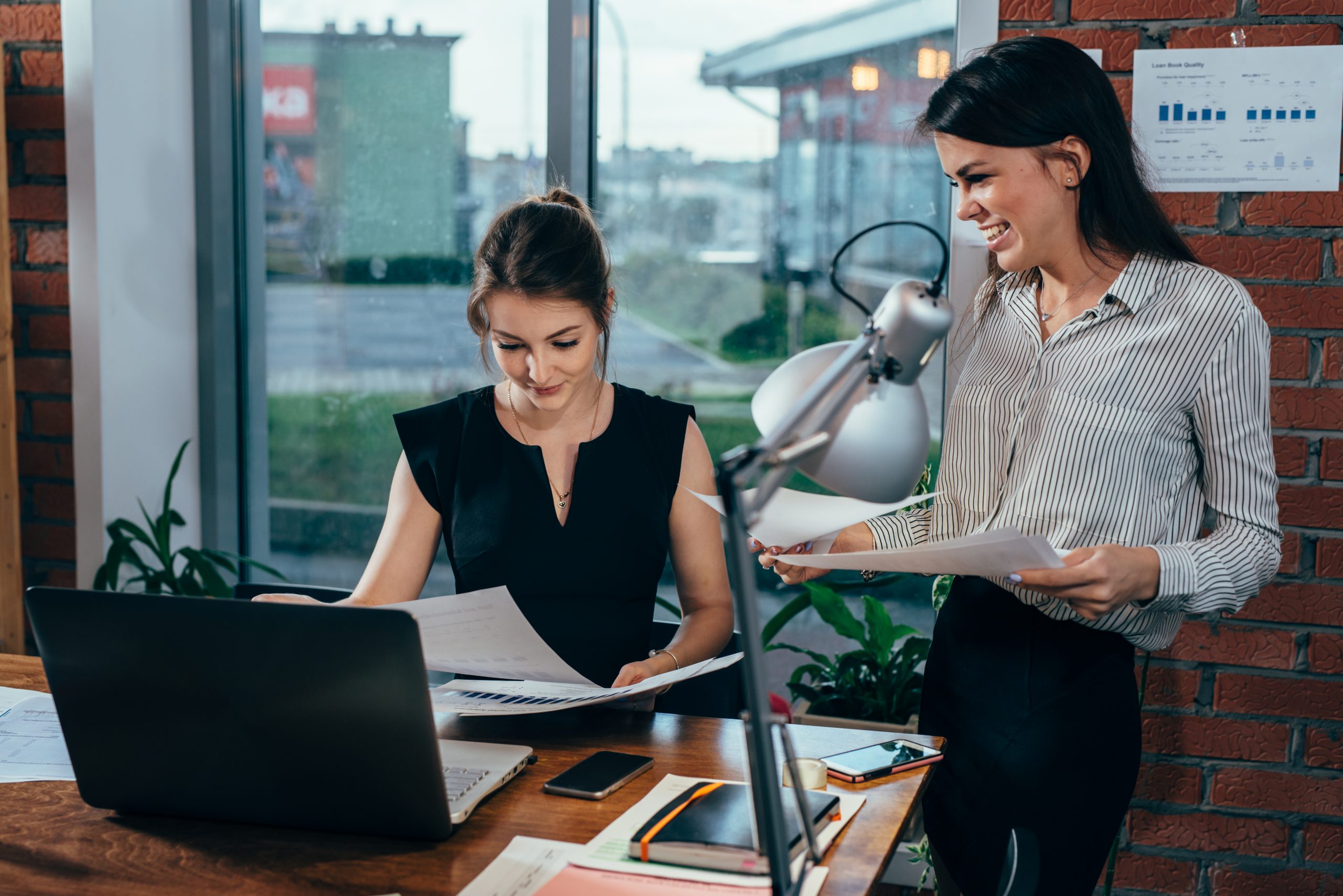 Personal assistants in an office